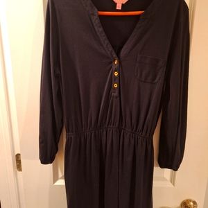 Lily Pulitzer little black cotton dress